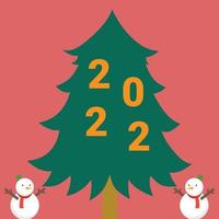 Illustration vector graphic of new year 2022