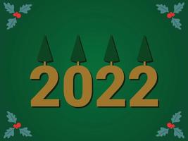Illustration vector graphic of new year 2022