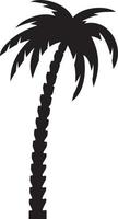 silueta de palmera vector