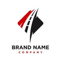 road logo design vector