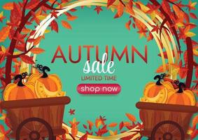 autumn season art vector beauty maple leaf