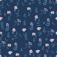 Flower seamless pattern design for decorating, wallpaper, wrapping paper, fabric, backdrop and etc. vector