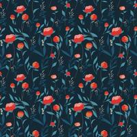 Floral very beautiful seamless pattern design for decorating, wallpaper, wrapping paper, fabric, backdrop and etc. vector
