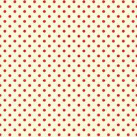 Diseño de patrón transparente de punto rojo para decoración, papel tapiz, papel de regalo, tela, telón de fondo, etc. vector