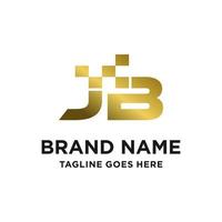 initial logo JB vector