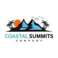 coastal summits logo vector