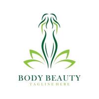 body beauty logo vector
