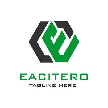 logotipo inicial e vector