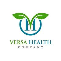 natural health VH logo vector