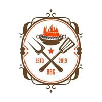 logo de cocina vintage vector