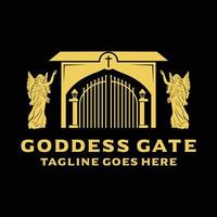 logo of the goddess gate vector