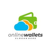 Cloud Wallets logo vector template, Creative Wallets logo design concepts