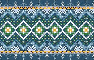 Ethnic fabric texture pattern Abstract Geometric Vector Aztec oriental illustration retro embroidery repeating ceramic tile
