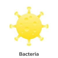 Cartoon vector of Virus and Bacteria.