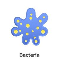 Cartoon vector of Virus and Bacteria.