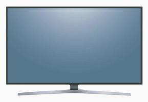 TV, modern flat screen lcd. vector