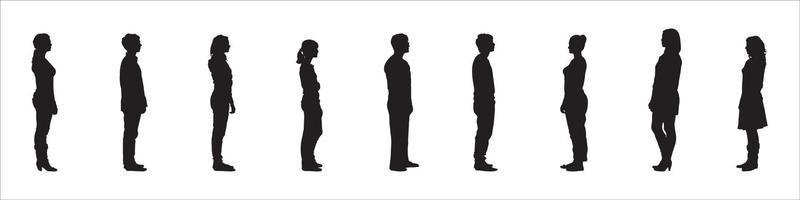 People Silhouettes Vector eps 10