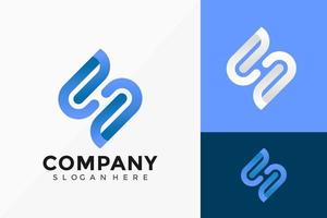 Letter S Business Logo Vector Design. Abstract emblem, designs concept, logos, logotype element for template.