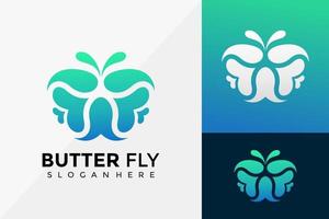 Butterfly Logo Design, Brand Identity Logos Designs Vector Illustration Template