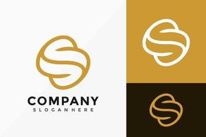 Letter S Luxury Logo Design, Creative modern Logos Designs Vector Illustration Template