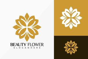 Flower Line Art Beauty Rose Logo Vector Design. Abstract emblem, designs concept, logos, logotype element for template.