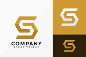 Luxury Letter S Business Logo Vector Design. Abstract emblem, designs concept, logos, logotype element for template.