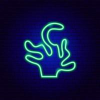 Seaweed Neon Sign vector