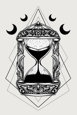 Hourglass Drawing Vector Art, Icons, and Graphics for Free Download