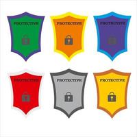 The Logo of Shield has 6 of concept.  It can be used such as Protection, Anti, Locked or something. vector