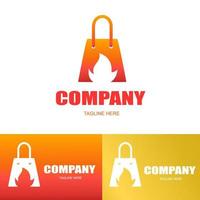 online shop logo icon vector