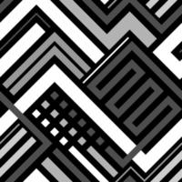 Black seamless vector background with gray geometric pattern