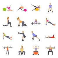 Human Exercises Concepts vector