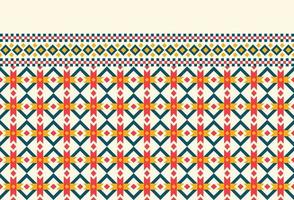 Geometric ethnic oriental pattern background. Design for texture, wrapping, clothing, batik, fabric, wallpaper and background. Pattern embroidery design. vector
