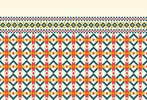 Geometric ethnic oriental pattern background. Design for texture, wrapping, clothing, batik, fabric, wallpaper and background. Pattern embroidery design. vector