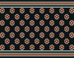 Fondo geométrico del modelo oriental étnico. diseño de textura, envoltura, ropa, batik, tela, papel tapiz y fondo. diseño de bordado de patrones. vector