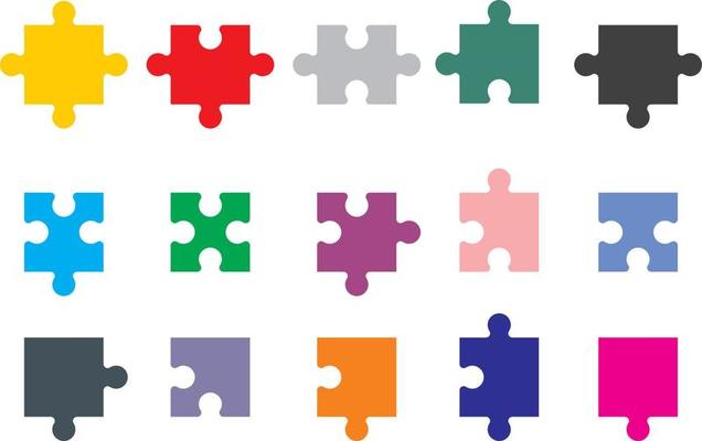 12 piece puzzle Vectors & Illustrations for Free Download