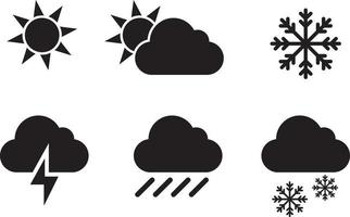 Weather icons vector