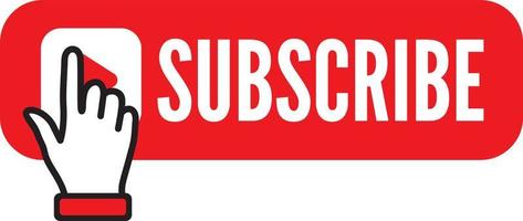 Subscribe button icon vector