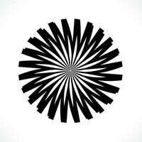 Rays, beams element. Sunburst, starburst shape background. Circular geometric. Abstract circular geometric shape. illustration - Vector