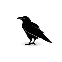plantilla de diseño de vector de icono de logotipo de cuervo