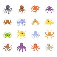 Trendy Cartoon Octopus vector