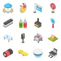 Trendy Object Concepts vector