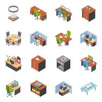 Office Area Concepts vector