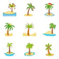Palm Tree Decorations vector