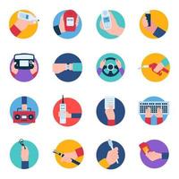 Handheld Gadgets Concepts vector