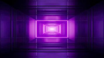 tunnel de ventilation en métal léger violet