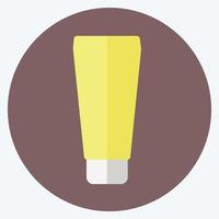 Icon Cream in tube - Flat Style - simple illustration, good for prints , announcements, etc vector