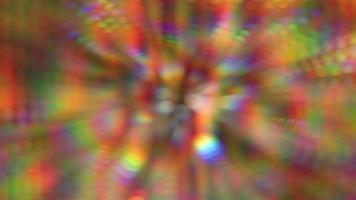 Fondo de arco iris iridiscente multicolor con textura abstracta video