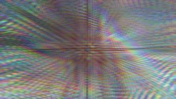 Fondo de arco iris iridiscente multicolor con textura abstracta video