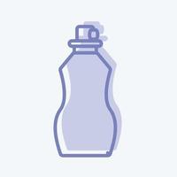 icon perfume 2 - estilo de dos tonos - ilustración simple, buena para impresiones, anuncios, etc. vector